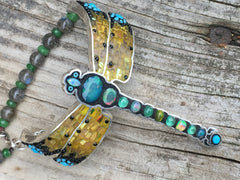 Fly With Me Dragonfly - Cuff Bracelet